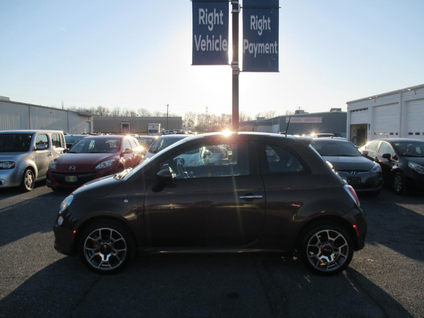 2013 BROWN* Fiat 500 Sport Hatchback (3C3CFFBR5DT) with an 1.4L L4 engine, located at 1254 Manheim Pike, Lancaster, PA, 17601, (717) 393-9133, 40.062870, -76.323273 - Photo#6