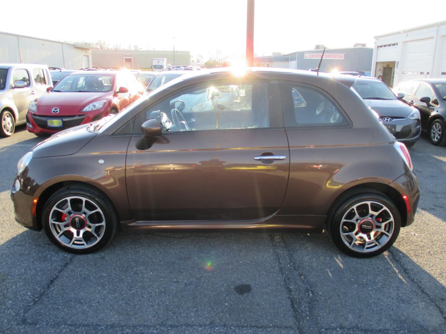 2013 BROWN* Fiat 500 Sport Hatchback (3C3CFFBR5DT) with an 1.4L L4 engine, located at 1254 Manheim Pike, Lancaster, PA, 17601, (717) 393-9133, 40.062870, -76.323273 - Photo#7