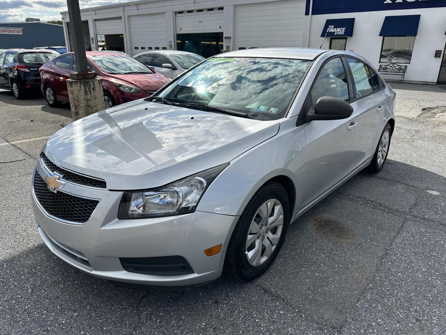 2014 SILVER Chevrolet Cruze LS Auto (1G1PA5SGXE7) with an 1.8L L4 DOHC 16V engine, 6-Speed Automatic transmission, located at 1254 Manheim Pike, Lancaster, PA, 17601, (717) 393-9133, 40.062870, -76.323273 - Photo#0