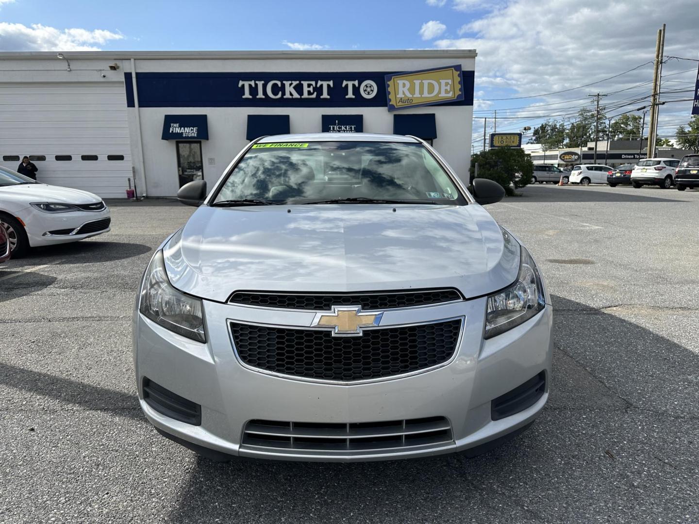 2014 SILVER Chevrolet Cruze LS Auto (1G1PA5SGXE7) with an 1.8L L4 DOHC 16V engine, 6-Speed Automatic transmission, located at 1254 Manheim Pike, Lancaster, PA, 17601, (717) 393-9133, 40.062870, -76.323273 - Photo#1