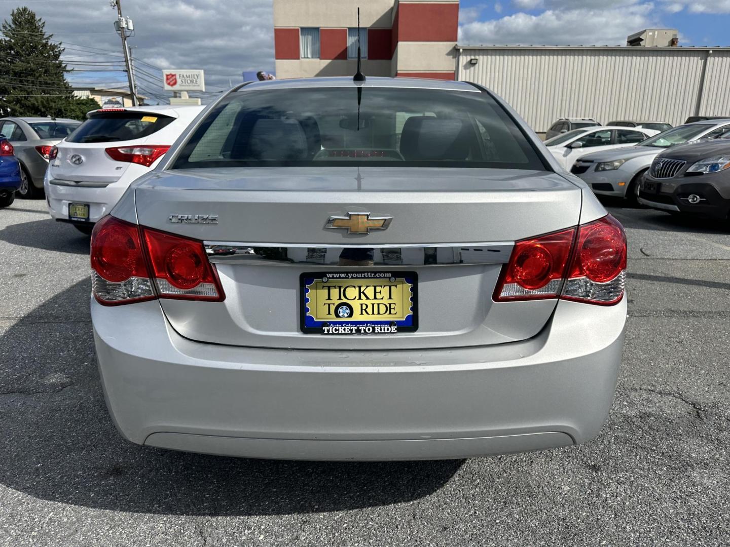 2014 SILVER Chevrolet Cruze LS Auto (1G1PA5SGXE7) with an 1.8L L4 DOHC 16V engine, 6-Speed Automatic transmission, located at 1254 Manheim Pike, Lancaster, PA, 17601, (717) 393-9133, 40.062870, -76.323273 - Photo#5