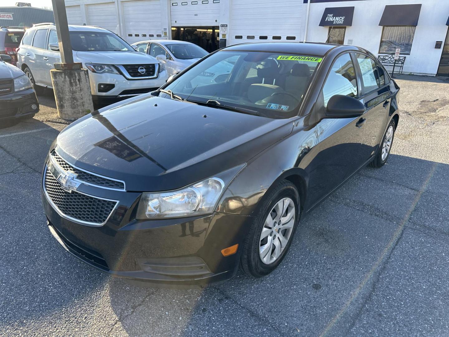 2013 BLACK Chevrolet Cruze LS Auto (1G1PA5SGXD7) with an 1.8L L4 DOHC 16V engine, 6-Speed Automatic transmission, located at 1254 Manheim Pike, Lancaster, PA, 17601, (717) 393-9133, 40.062870, -76.323273 - Photo#0