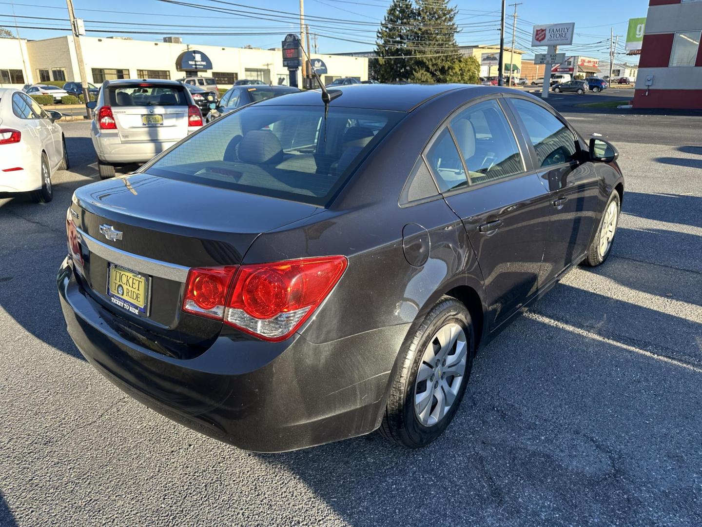 2013 BLACK Chevrolet Cruze LS Auto (1G1PA5SGXD7) with an 1.8L L4 DOHC 16V engine, 6-Speed Automatic transmission, located at 1254 Manheim Pike, Lancaster, PA, 17601, (717) 393-9133, 40.062870, -76.323273 - Photo#1