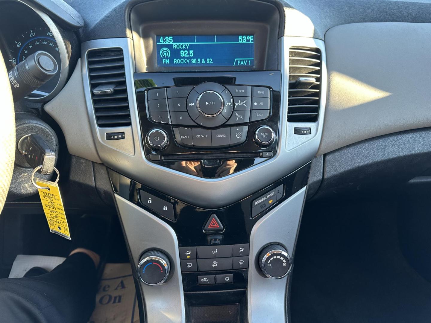 2013 BLACK Chevrolet Cruze LS Auto (1G1PA5SGXD7) with an 1.8L L4 DOHC 16V engine, 6-Speed Automatic transmission, located at 1254 Manheim Pike, Lancaster, PA, 17601, (717) 393-9133, 40.062870, -76.323273 - Photo#10