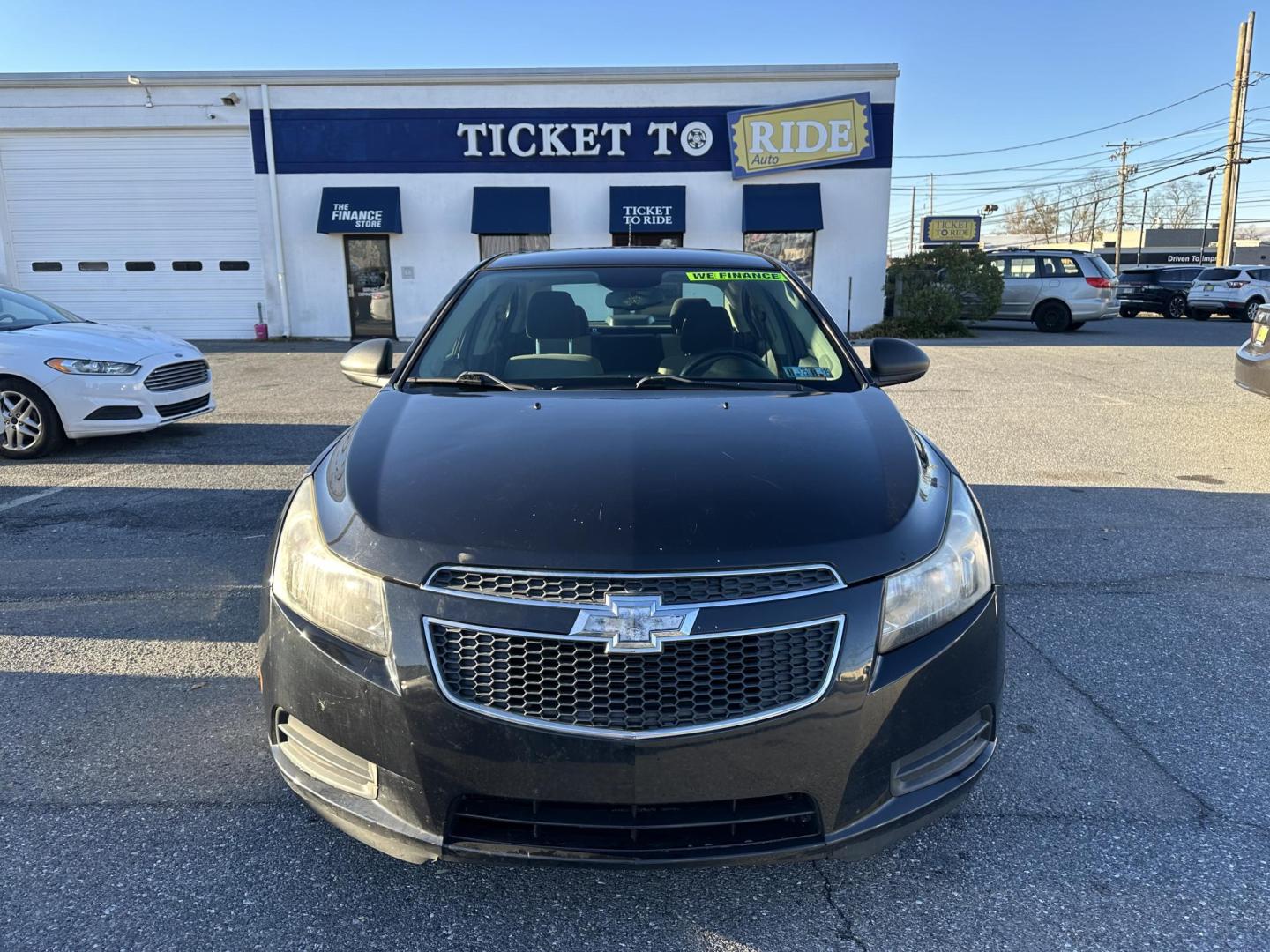 2013 BLACK Chevrolet Cruze LS Auto (1G1PA5SGXD7) with an 1.8L L4 DOHC 16V engine, 6-Speed Automatic transmission, located at 1254 Manheim Pike, Lancaster, PA, 17601, (717) 393-9133, 40.062870, -76.323273 - Photo#2