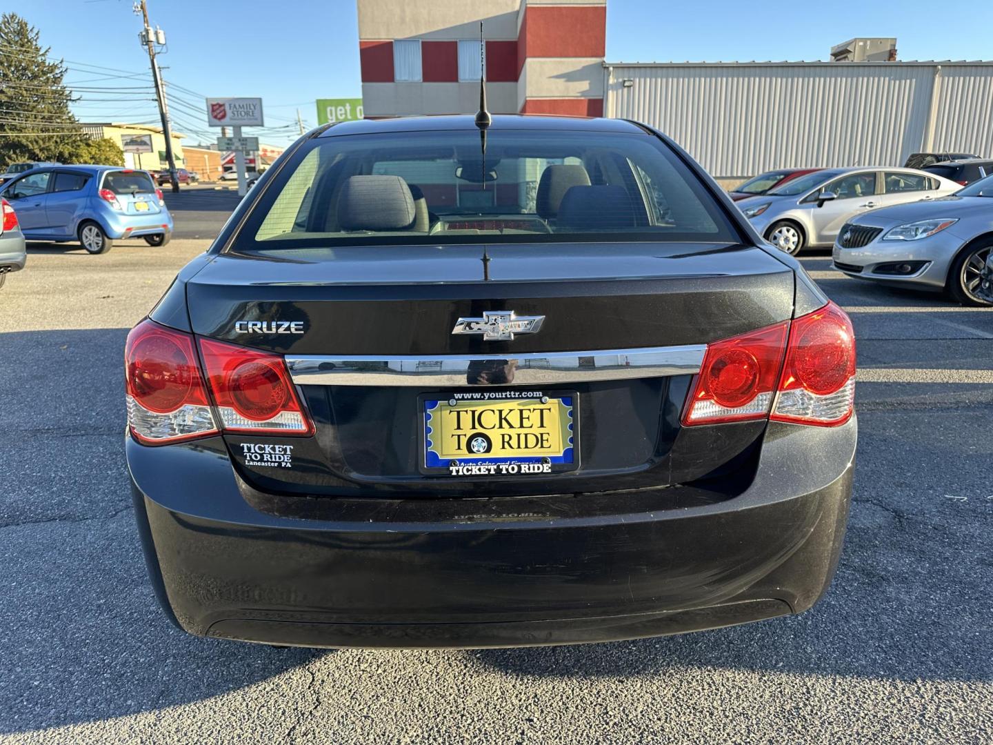 2013 BLACK Chevrolet Cruze LS Auto (1G1PA5SGXD7) with an 1.8L L4 DOHC 16V engine, 6-Speed Automatic transmission, located at 1254 Manheim Pike, Lancaster, PA, 17601, (717) 393-9133, 40.062870, -76.323273 - Photo#5