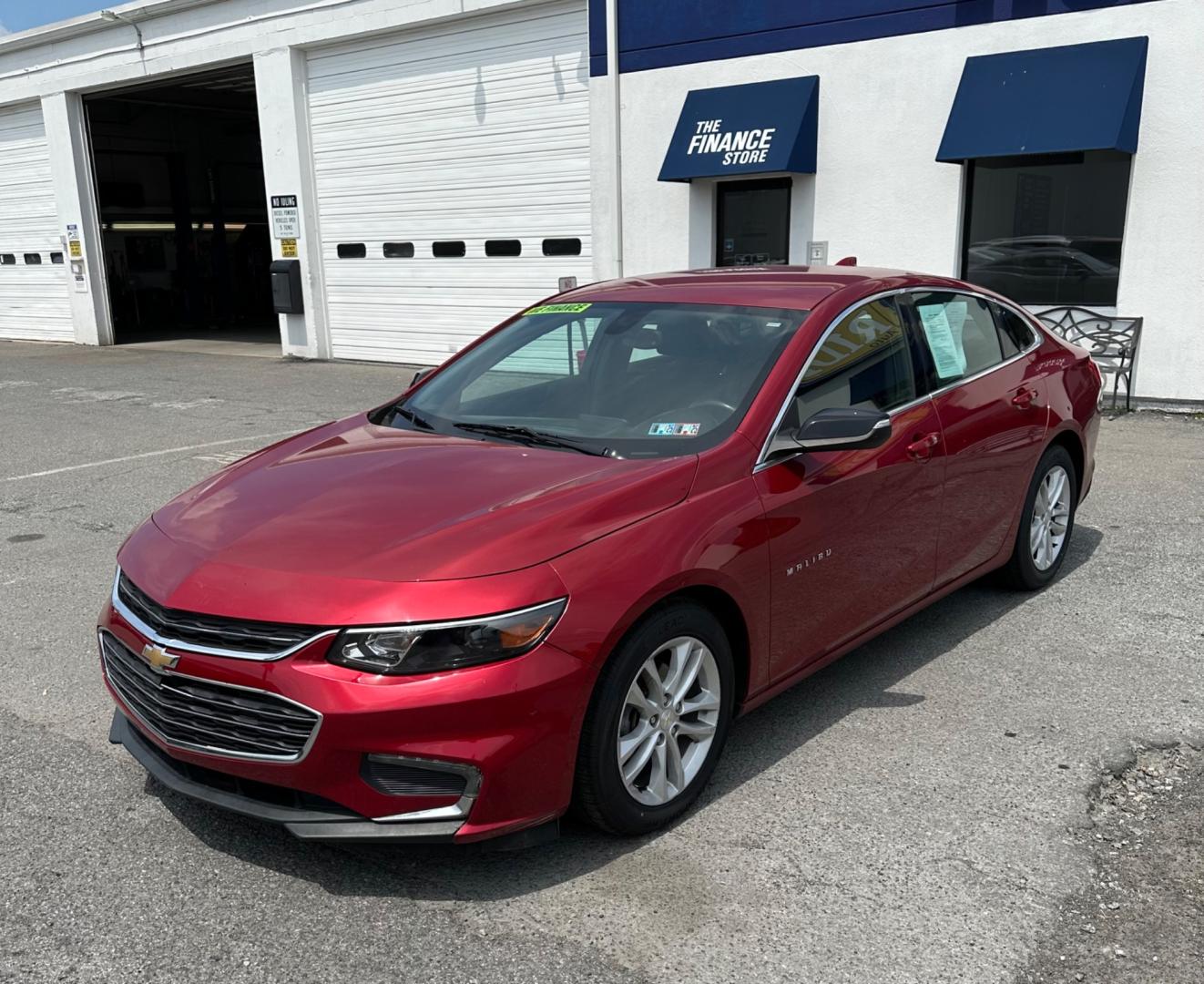 2016 RED Chevrolet Malibu 1LT (1G1ZE5ST4GF) with an 1.5L L4 DOHC 16V engine, 6A transmission, located at 1254 Manheim Pike, Lancaster, PA, 17601, (717) 393-9133, 40.062870, -76.323273 - Photo#0