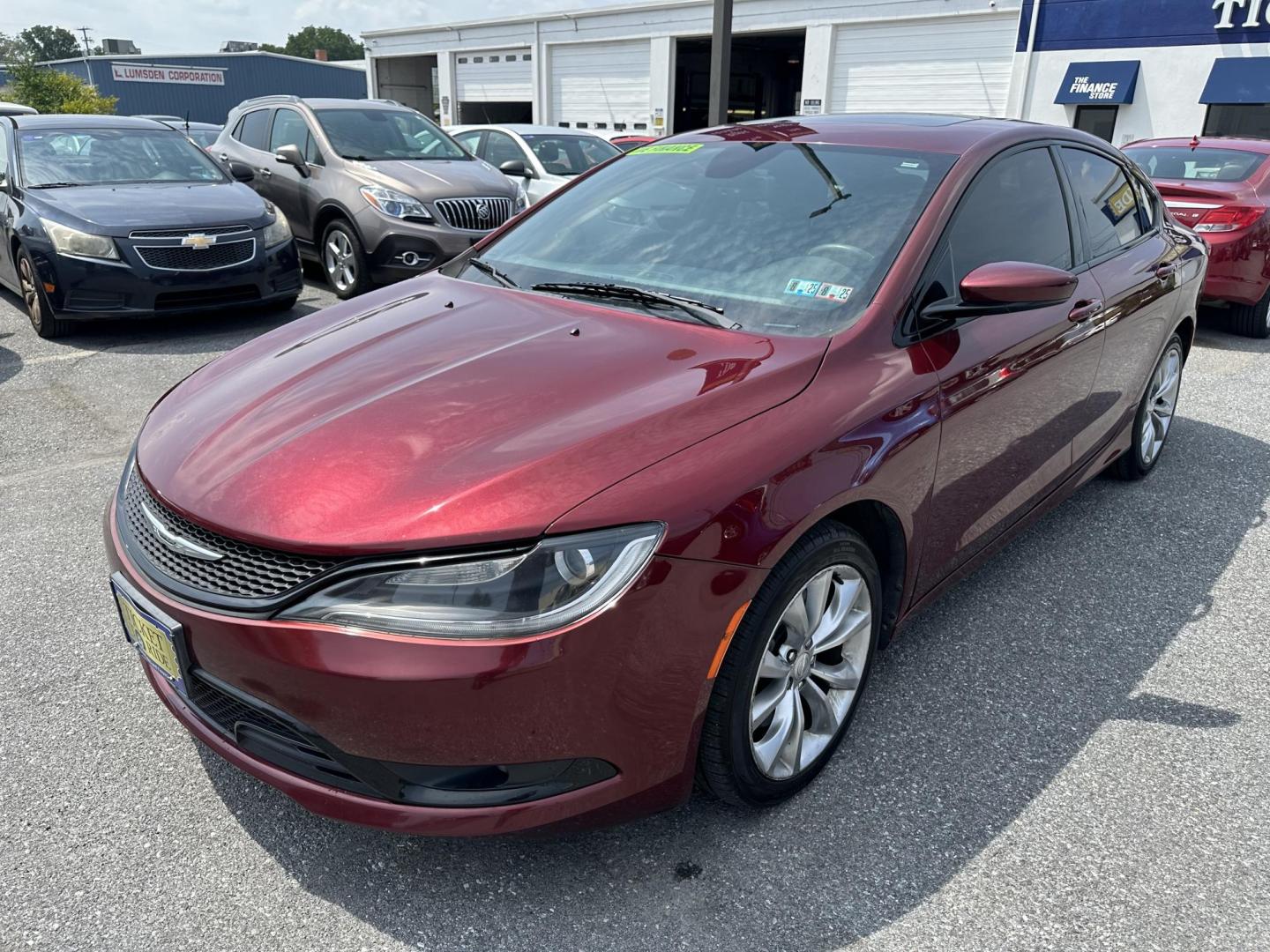 2015 RED Chrysler 200 S (1C3CCCBG0FN) with an 3.6L V6 DOHC 24V FFV engine, 9-Speed Automatic transmission, located at 1254 Manheim Pike, Lancaster, PA, 17601, (717) 393-9133, 40.062870, -76.323273 - Photo#0