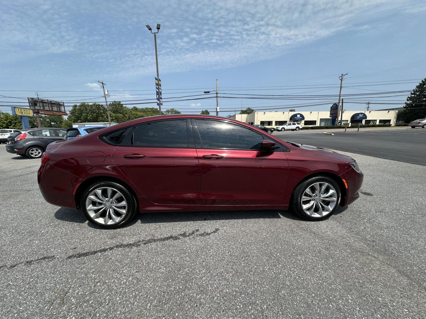 2015 RED Chrysler 200 S (1C3CCCBG0FN) with an 3.6L V6 DOHC 24V FFV engine, 9-Speed Automatic transmission, located at 1254 Manheim Pike, Lancaster, PA, 17601, (717) 393-9133, 40.062870, -76.323273 - Photo#5