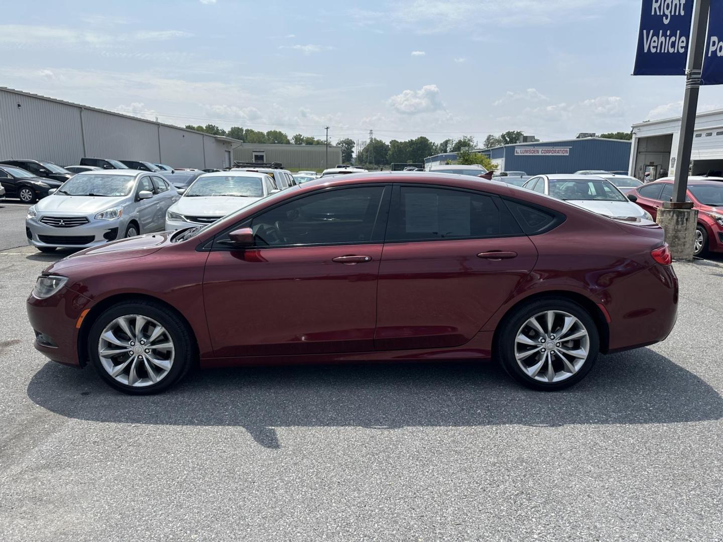 2015 RED Chrysler 200 S (1C3CCCBG0FN) with an 3.6L V6 DOHC 24V FFV engine, 9-Speed Automatic transmission, located at 1254 Manheim Pike, Lancaster, PA, 17601, (717) 393-9133, 40.062870, -76.323273 - Photo#7