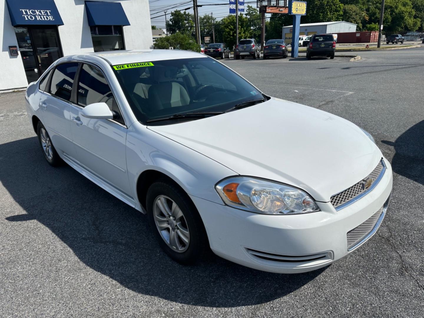 2015 WHITE Chevrolet Impala Limited LS (2G1WA5E38F1) with an 3.6L V6 DOHC 16V FFV engine, 6-Speed Automatic transmission, located at 1254 Manheim Pike, Lancaster, PA, 17601, (717) 393-9133, 40.062870, -76.323273 - Photo#2