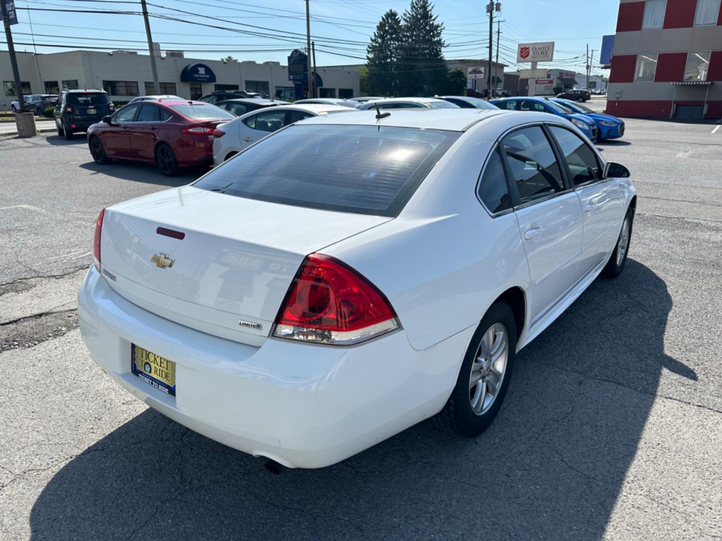 2015 WHITE Chevrolet Impala Limited LS (2G1WA5E38F1) with an 3.6L V6 DOHC 16V FFV engine, 6-Speed Automatic transmission, located at 1254 Manheim Pike, Lancaster, PA, 17601, (717) 393-9133, 40.062870, -76.323273 - Photo#4