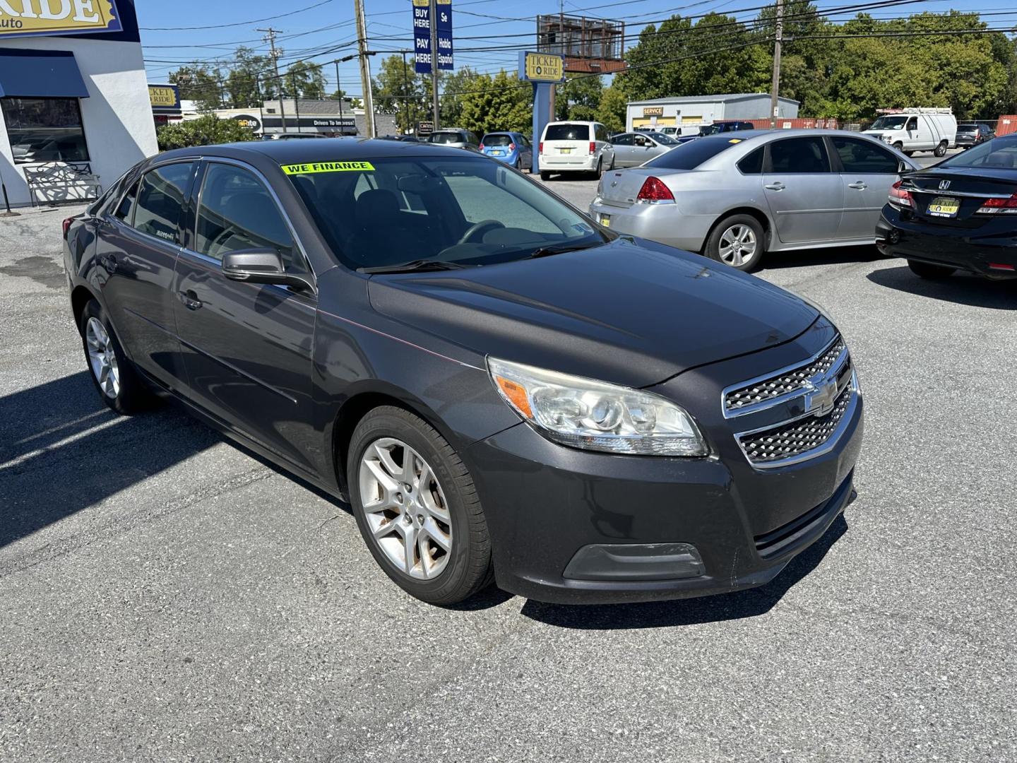 2013 GRAY Chevrolet Malibu 1LT (1G11C5SA9DF) with an 2.5L L4 DOHC 16V engine, 6-Speed Automatic transmission, located at 1254 Manheim Pike, Lancaster, PA, 17601, (717) 393-9133, 40.062870, -76.323273 - Photo#1