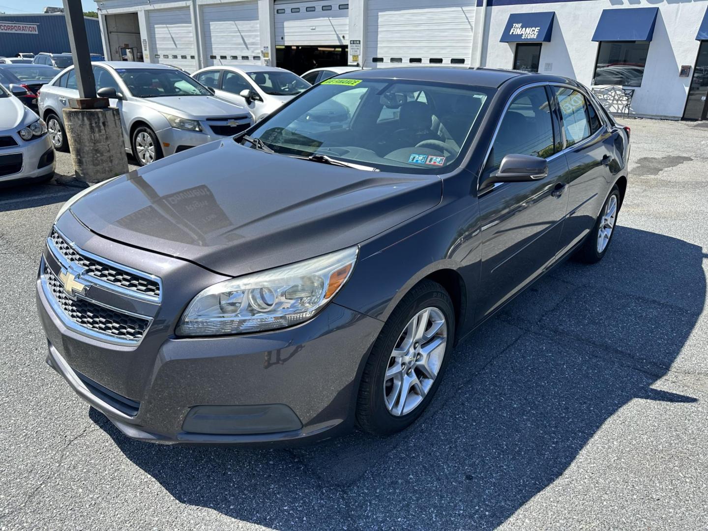 2013 GRAY Chevrolet Malibu 1LT (1G11C5SA9DF) with an 2.5L L4 DOHC 16V engine, 6-Speed Automatic transmission, located at 1254 Manheim Pike, Lancaster, PA, 17601, (717) 393-9133, 40.062870, -76.323273 - Photo#2