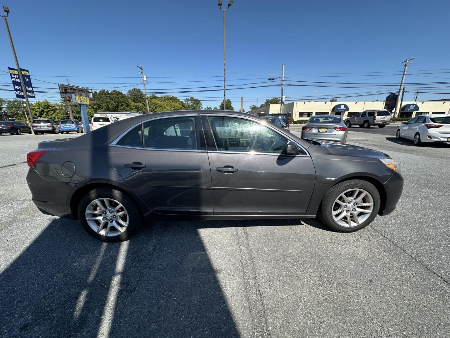 2013 GRAY Chevrolet Malibu 1LT (1G11C5SA9DF) with an 2.5L L4 DOHC 16V engine, 6-Speed Automatic transmission, located at 1254 Manheim Pike, Lancaster, PA, 17601, (717) 393-9133, 40.062870, -76.323273 - Photo#3