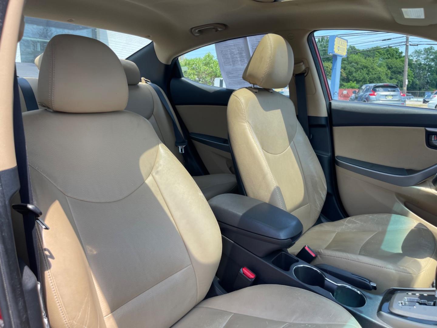 2013 RED Hyundai Elantra Limited (5NPDH4AE9DH) with an 1.8L L4 DOHC 16V engine, 6-Speed Automatic transmission, located at 1254 Manheim Pike, Lancaster, PA, 17601, (717) 393-9133, 40.062870, -76.323273 - Photo#13