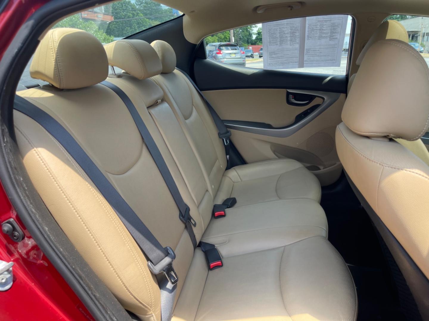 2013 RED Hyundai Elantra Limited (5NPDH4AE9DH) with an 1.8L L4 DOHC 16V engine, 6-Speed Automatic transmission, located at 1254 Manheim Pike, Lancaster, PA, 17601, (717) 393-9133, 40.062870, -76.323273 - Photo#11