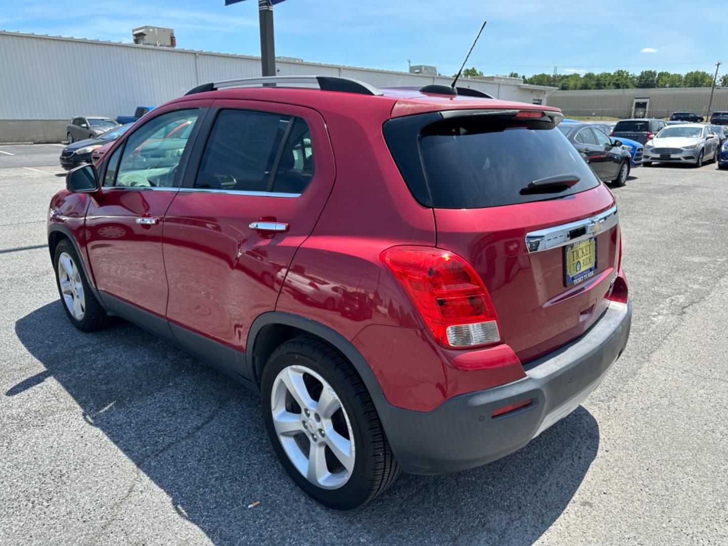 2015 RED Chevrolet Trax LTZ FWD (KL7CJNSB1FB) with an 1.4L L4 DOHC 16V FFV engine, located at 1254 Manheim Pike, Lancaster, PA, 17601, (717) 393-9133, 40.062870, -76.323273 - Photo#6