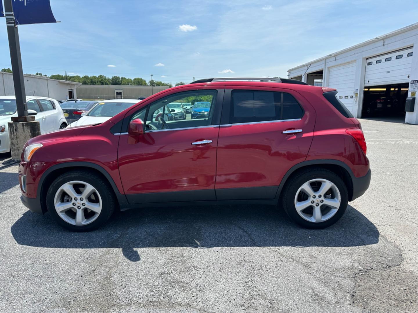 2015 RED Chevrolet Trax LTZ FWD (KL7CJNSB1FB) with an 1.4L L4 DOHC 16V FFV engine, located at 1254 Manheim Pike, Lancaster, PA, 17601, (717) 393-9133, 40.062870, -76.323273 - Photo#7