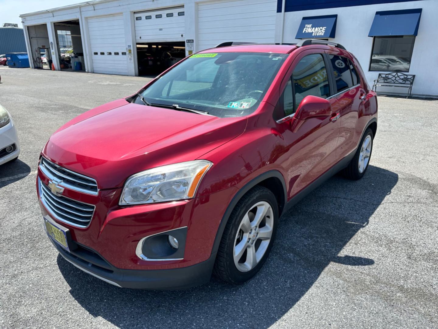 2015 RED Chevrolet Trax LTZ FWD (KL7CJNSB1FB) with an 1.4L L4 DOHC 16V FFV engine, located at 1254 Manheim Pike, Lancaster, PA, 17601, (717) 393-9133, 40.062870, -76.323273 - Photo#0