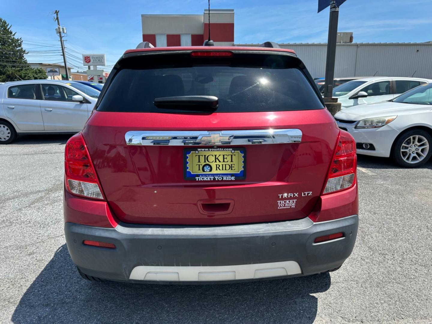 2015 RED Chevrolet Trax LTZ FWD (KL7CJNSB1FB) with an 1.4L L4 DOHC 16V FFV engine, located at 1254 Manheim Pike, Lancaster, PA, 17601, (717) 393-9133, 40.062870, -76.323273 - Photo#5