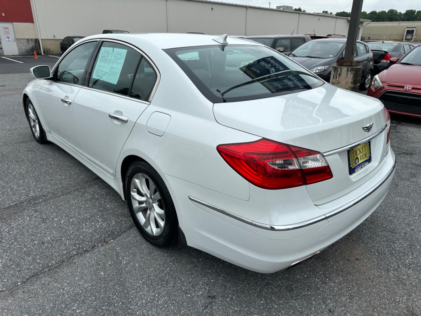 2013 WHITE Hyundai Genesis 3.8L (KMHGC4DDXDU) with an 3.8L V6 DOHC 24V engine, 6-Speed Automatic transmission, located at 1254 Manheim Pike, Lancaster, PA, 17601, (717) 393-9133, 40.062870, -76.323273 - Photo#6