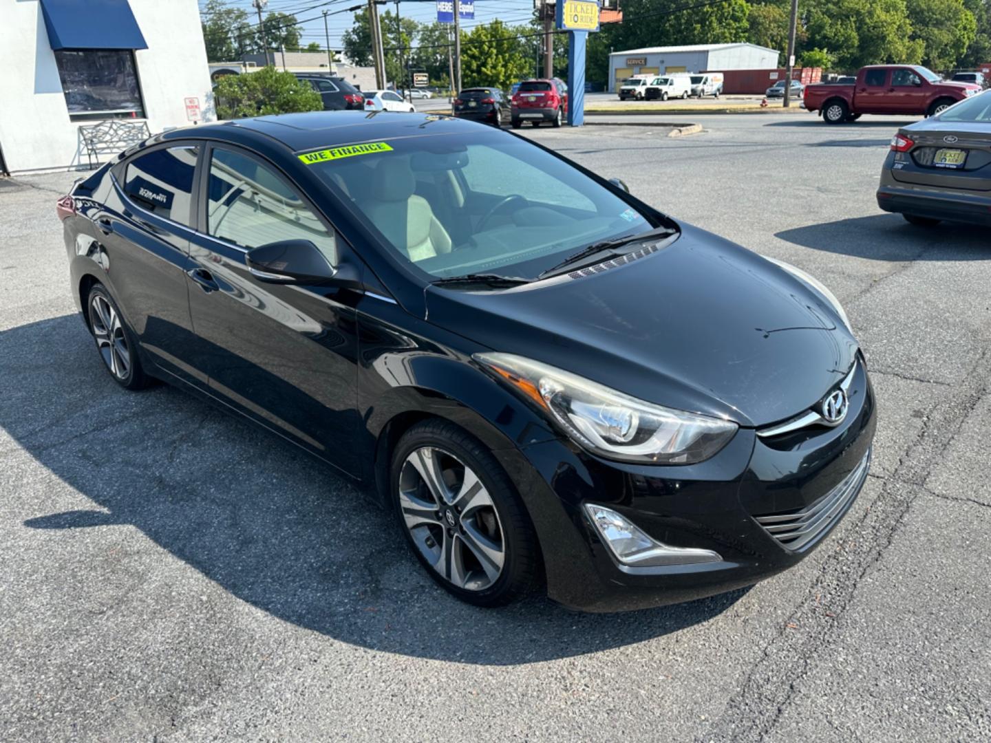 2015 BLACK Hyundai Elantra Sport 6AT (KMHDH4AH2FU) with an 2.0L L4 DOHC 16V engine, 6-Speed Automatic transmission, located at 1254 Manheim Pike, Lancaster, PA, 17601, (717) 393-9133, 40.062870, -76.323273 - Photo#2