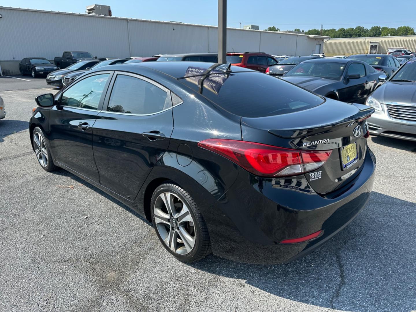 2015 BLACK Hyundai Elantra Sport 6AT (KMHDH4AH2FU) with an 2.0L L4 DOHC 16V engine, 6-Speed Automatic transmission, located at 1254 Manheim Pike, Lancaster, PA, 17601, (717) 393-9133, 40.062870, -76.323273 - Photo#6