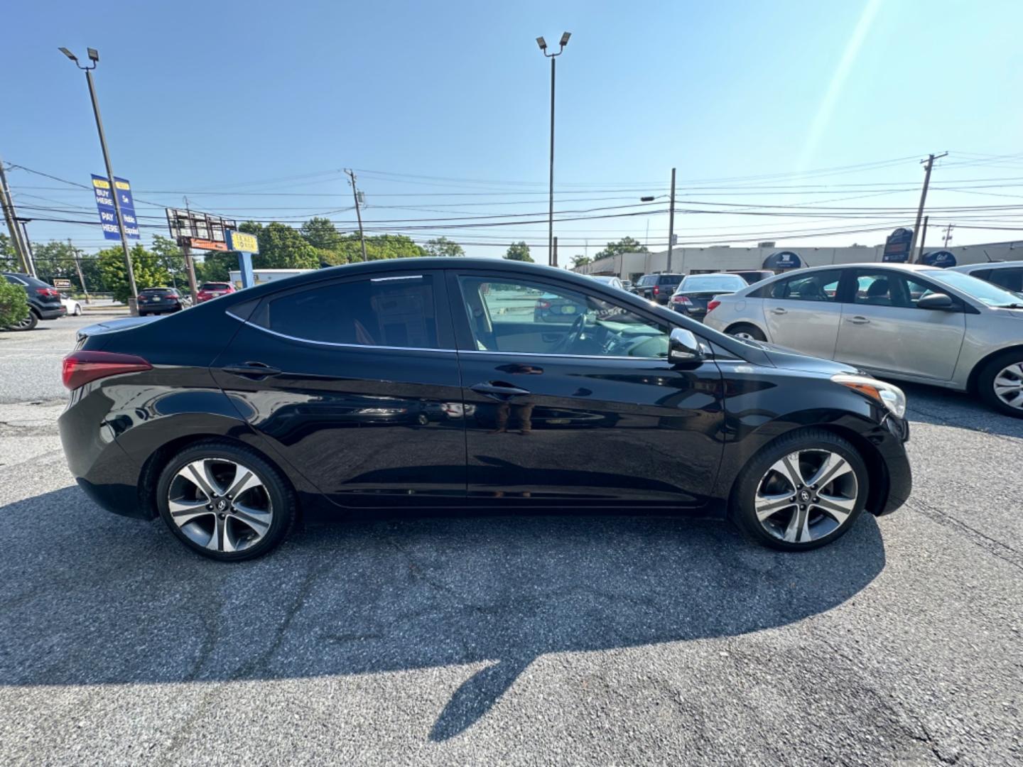 2015 BLACK Hyundai Elantra Sport 6AT (KMHDH4AH2FU) with an 2.0L L4 DOHC 16V engine, 6-Speed Automatic transmission, located at 1254 Manheim Pike, Lancaster, PA, 17601, (717) 393-9133, 40.062870, -76.323273 - Photo#3