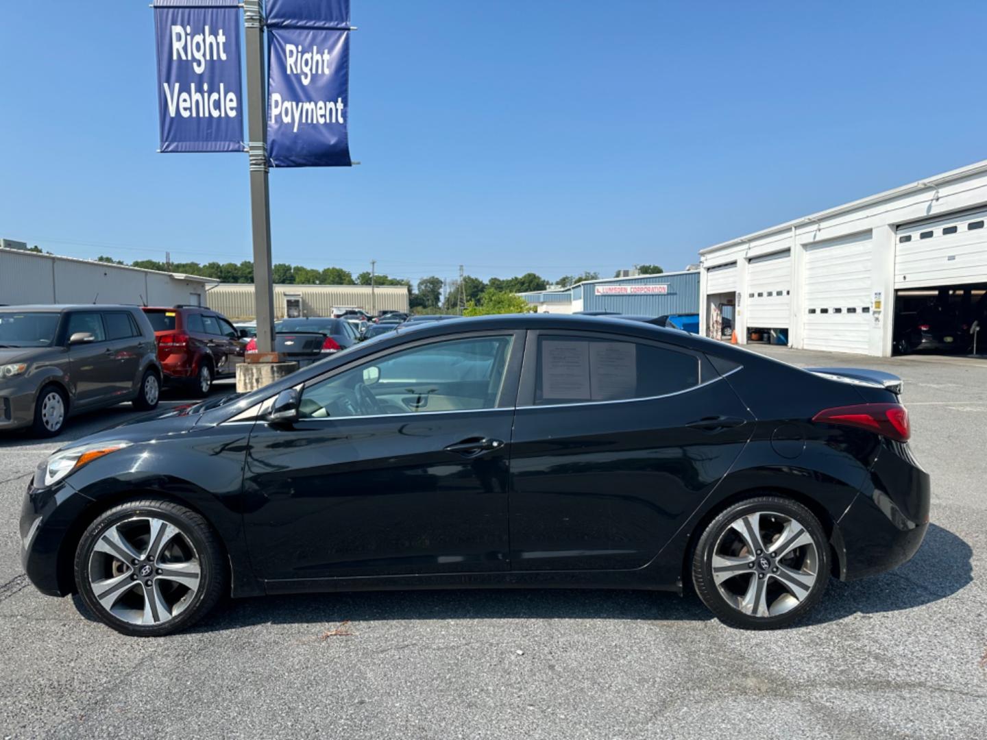 2015 BLACK Hyundai Elantra Sport 6AT (KMHDH4AH2FU) with an 2.0L L4 DOHC 16V engine, 6-Speed Automatic transmission, located at 1254 Manheim Pike, Lancaster, PA, 17601, (717) 393-9133, 40.062870, -76.323273 - Photo#7