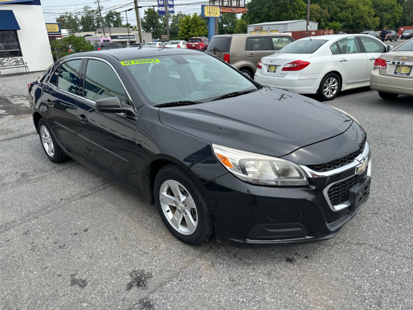 2014 GREEN Chevrolet Malibu LS (1G11B5SL6EF) with an 2.5L L4 DOHC 16V engine, 6-Speed Automatic transmission, located at 1254 Manheim Pike, Lancaster, PA, 17601, (717) 393-9133, 40.062870, -76.323273 - Photo#2