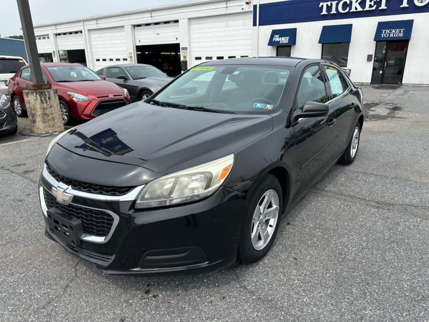 2014 GREEN Chevrolet Malibu LS (1G11B5SL6EF) with an 2.5L L4 DOHC 16V engine, 6-Speed Automatic transmission, located at 1254 Manheim Pike, Lancaster, PA, 17601, (717) 393-9133, 40.062870, -76.323273 - Photo#0