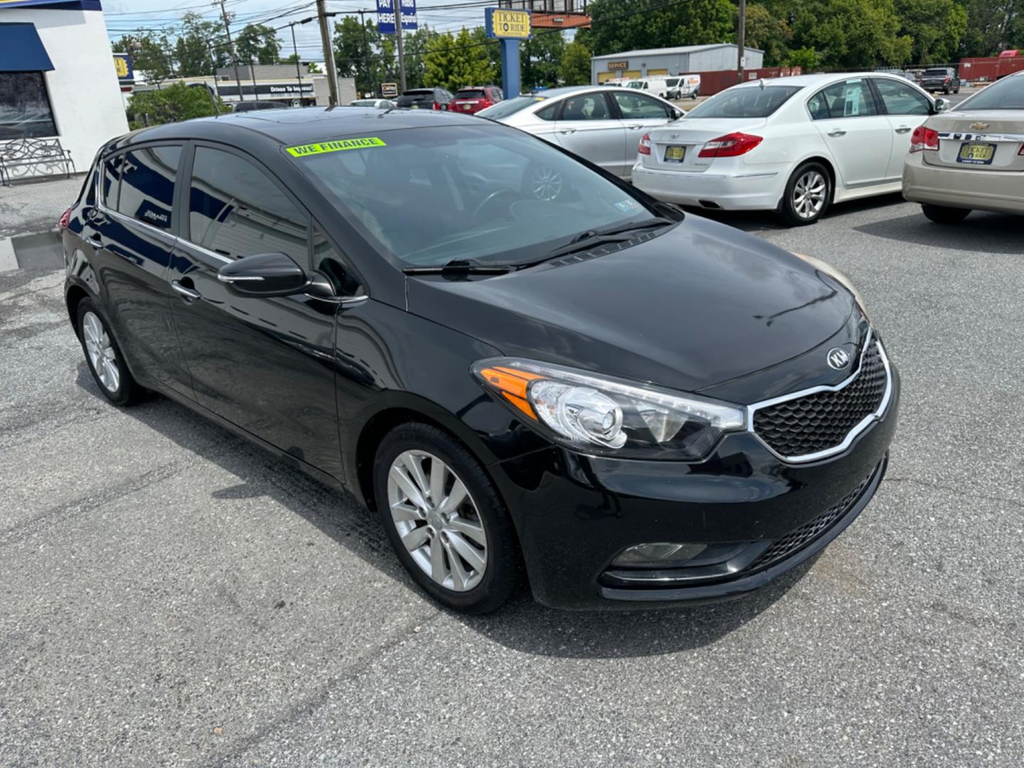 2015 BLACK Kia Forte 5-Door EX (KNAFX5A85F5) with an 2.0L L4 DOHC 16V engine, 6-Speed Automatic transmission, located at 1254 Manheim Pike, Lancaster, PA, 17601, (717) 393-9133, 40.062870, -76.323273 - Photo#2