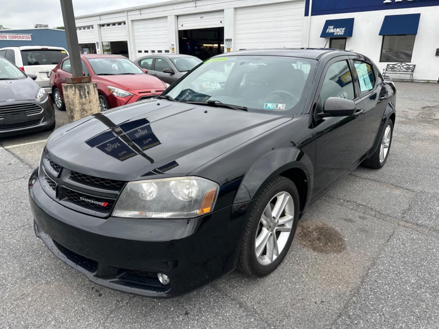 2013 BLACK Dodge Avenger SXT (1C3CDZCG9DN) with an 3.6L V6 DOHC 24V FFV engine, 6-Speed Automatic transmission, located at 1254 Manheim Pike, Lancaster, PA, 17601, (717) 393-9133, 40.062870, -76.323273 - Photo#0