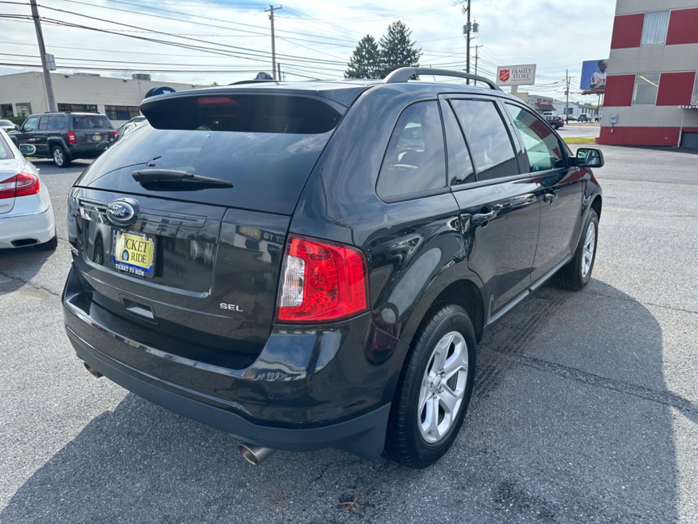 2014 BLACK Ford Edge SEL FWD (2FMDK3JC9EB) with an 3.5L V6 DOHC 24V engine, 6-Speed Automatic transmission, located at 1254 Manheim Pike, Lancaster, PA, 17601, (717) 393-9133, 40.062870, -76.323273 - Photo#4