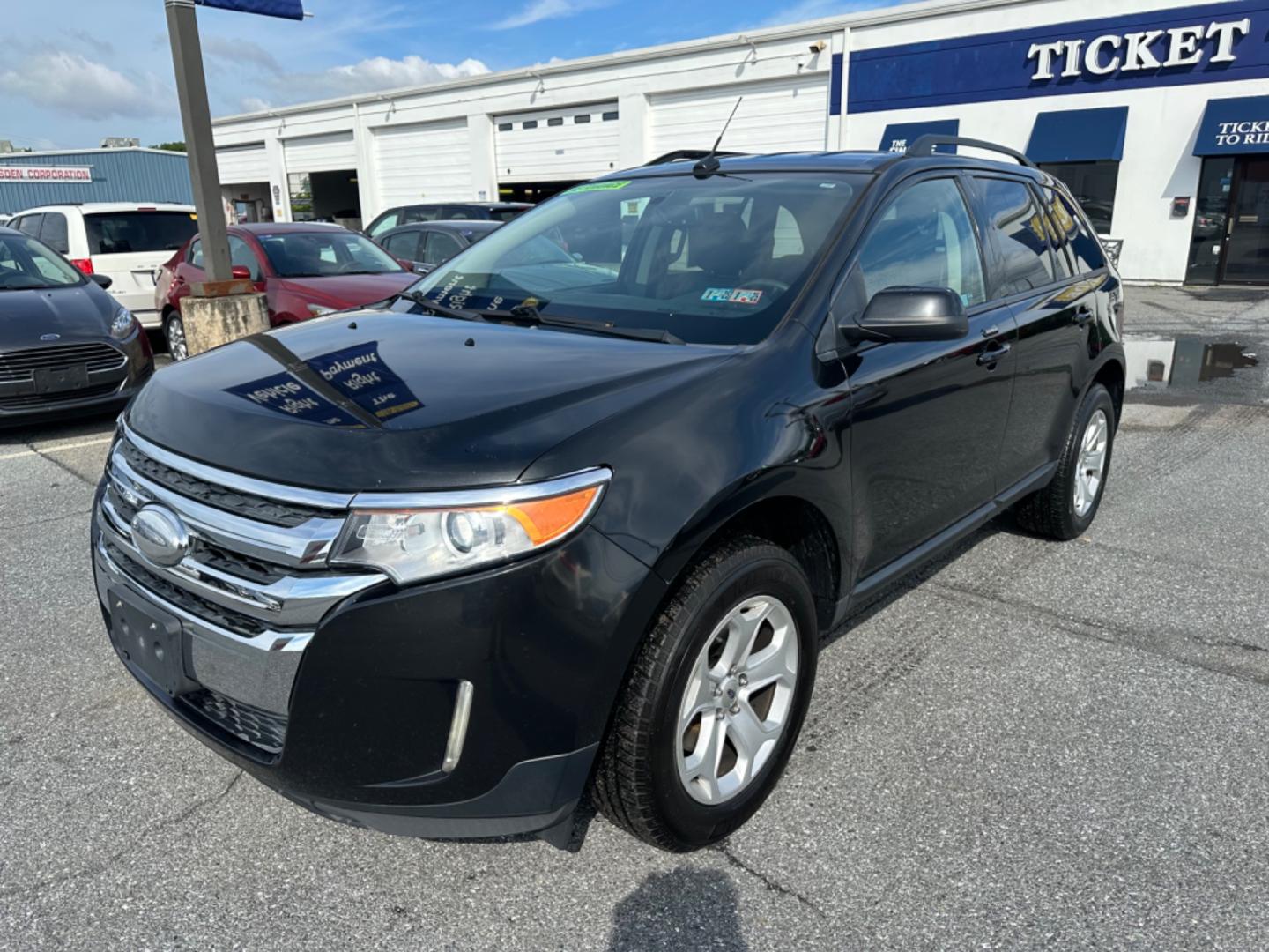 2014 BLACK Ford Edge SEL FWD (2FMDK3JC9EB) with an 3.5L V6 DOHC 24V engine, 6-Speed Automatic transmission, located at 1254 Manheim Pike, Lancaster, PA, 17601, (717) 393-9133, 40.062870, -76.323273 - Photo#0