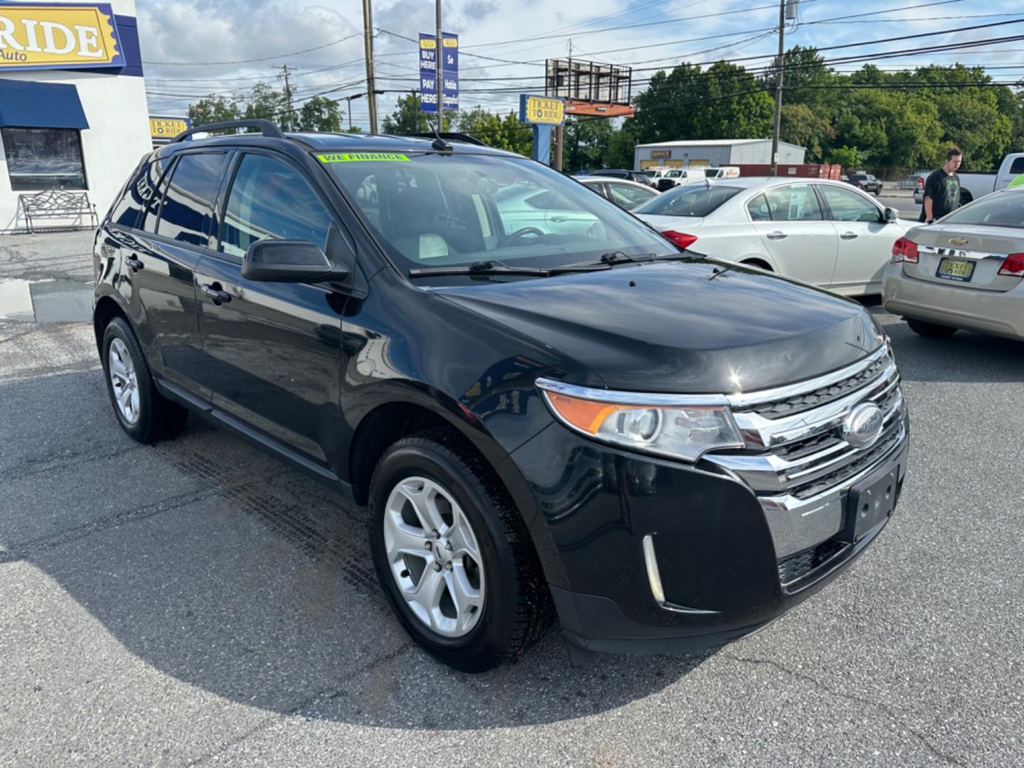 2014 BLACK Ford Edge SEL FWD (2FMDK3JC9EB) with an 3.5L V6 DOHC 24V engine, 6-Speed Automatic transmission, located at 1254 Manheim Pike, Lancaster, PA, 17601, (717) 393-9133, 40.062870, -76.323273 - Photo#2