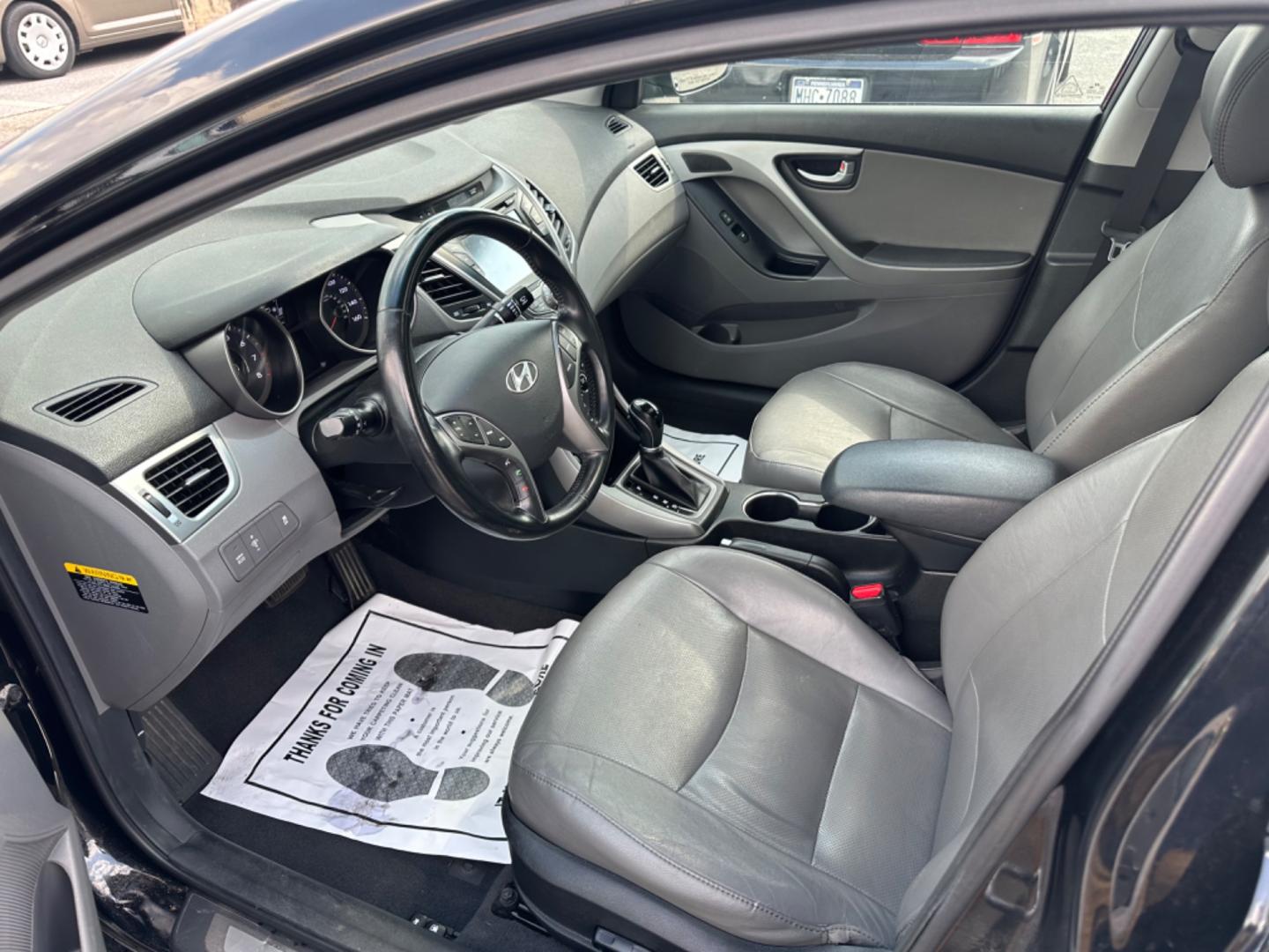 2014 BLACK Hyundai Elantra Limited (5NPDH4AE3EH) with an 1.8L L4 DOHC 16V engine, 6-Speed Automatic transmission, located at 1254 Manheim Pike, Lancaster, PA, 17601, (717) 393-9133, 40.062870, -76.323273 - Photo#8