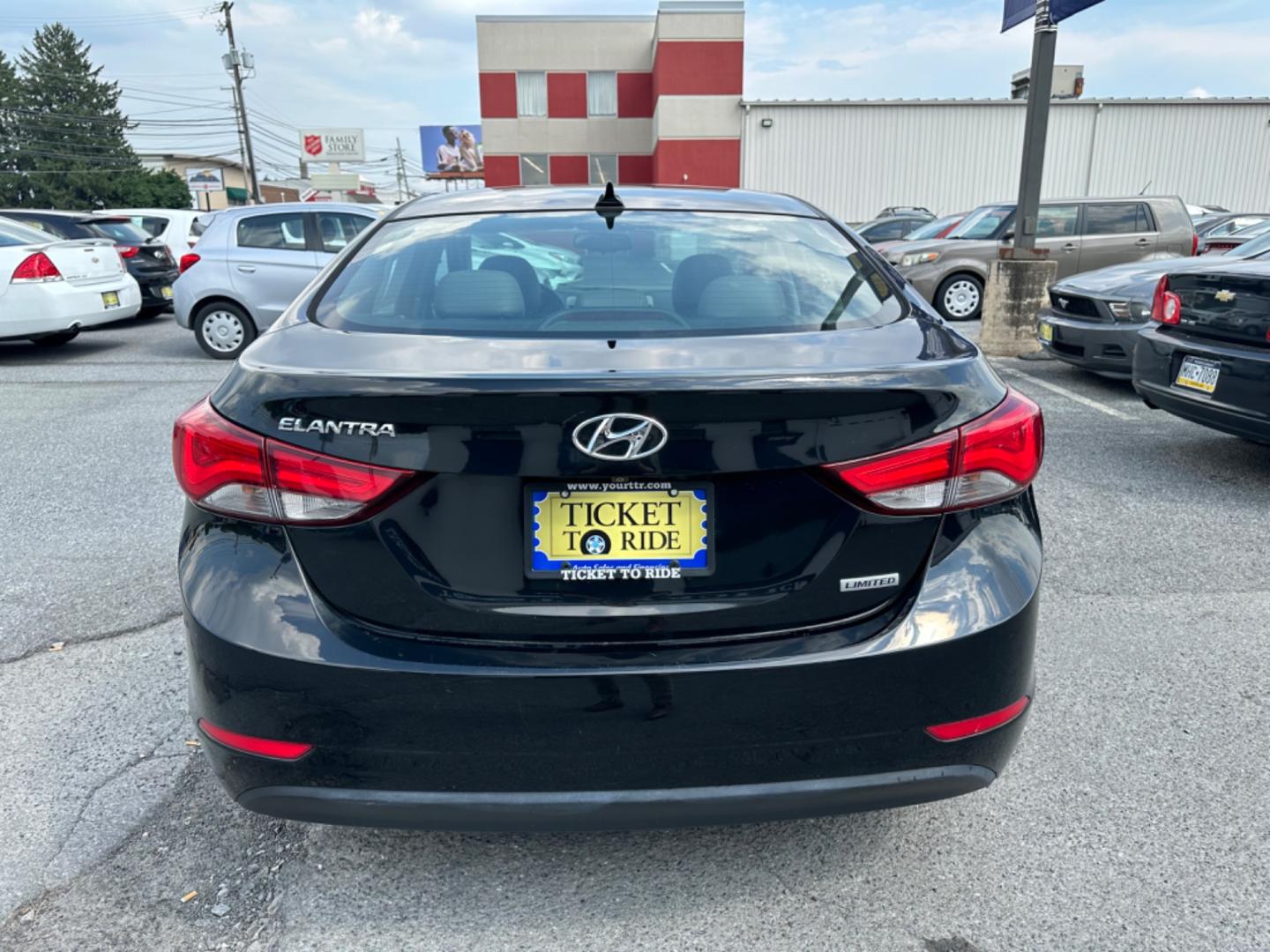 2014 BLACK Hyundai Elantra Limited (5NPDH4AE3EH) with an 1.8L L4 DOHC 16V engine, 6-Speed Automatic transmission, located at 1254 Manheim Pike, Lancaster, PA, 17601, (717) 393-9133, 40.062870, -76.323273 - Photo#5