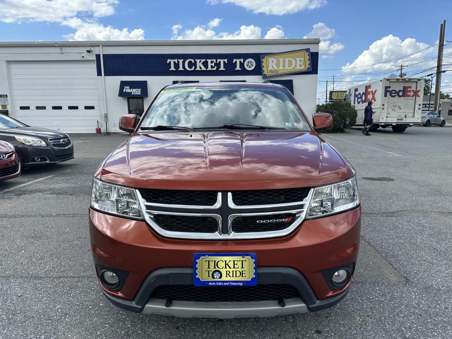 2014 COPPER Dodge Journey SXT (3C4PDCBB4ET) with an 2.4L L6 DOHC 16V engine, 4-Speed Automatic transmission, located at 1254 Manheim Pike, Lancaster, PA, 17601, (717) 393-9133, 40.062870, -76.323273 - Photo#1