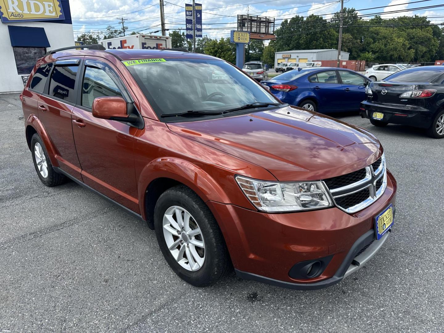 2014 COPPER Dodge Journey SXT (3C4PDCBB4ET) with an 2.4L L6 DOHC 16V engine, 4-Speed Automatic transmission, located at 1254 Manheim Pike, Lancaster, PA, 17601, (717) 393-9133, 40.062870, -76.323273 - Photo#2