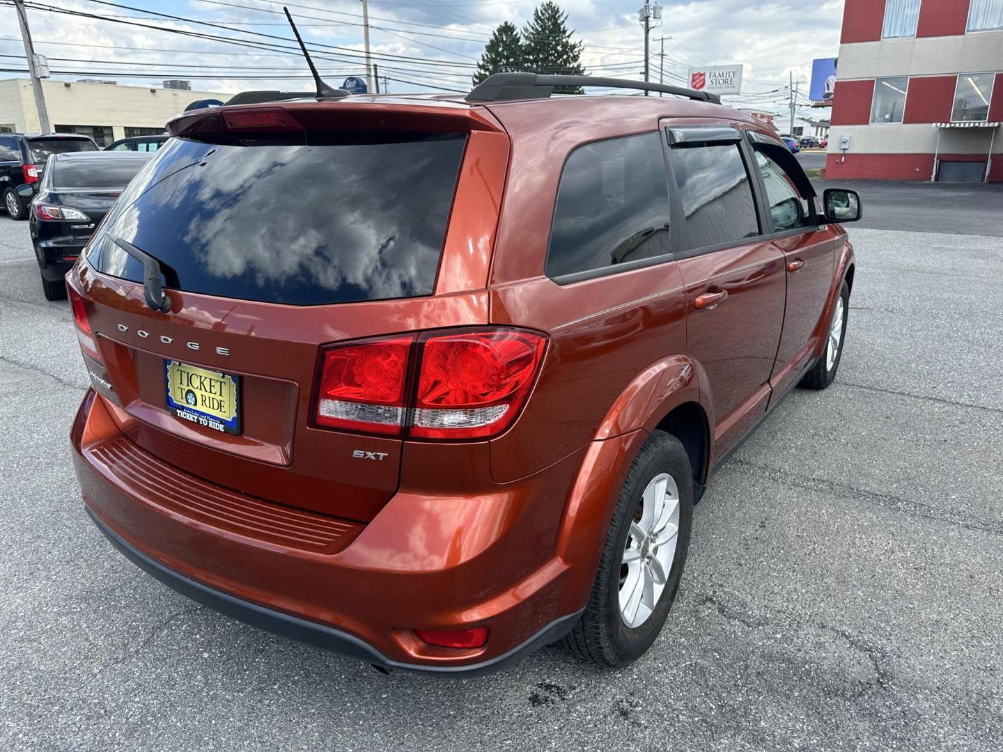 2014 COPPER Dodge Journey SXT (3C4PDCBB4ET) with an 2.4L L6 DOHC 16V engine, 4-Speed Automatic transmission, located at 1254 Manheim Pike, Lancaster, PA, 17601, (717) 393-9133, 40.062870, -76.323273 - Photo#4