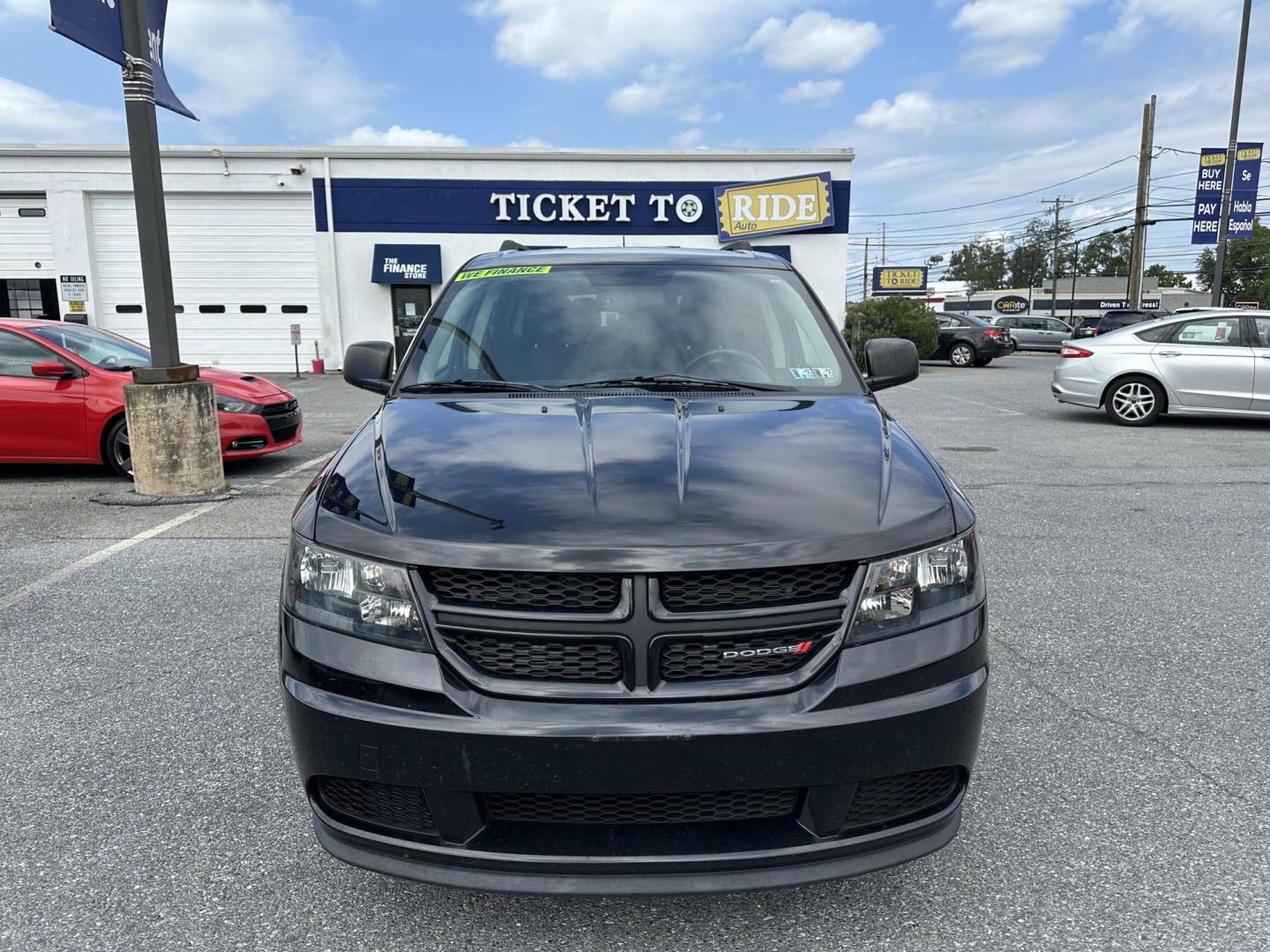 2017 BLACK Dodge Journey SE (3C4PDCAB7HT) with an 2.4L L4 DOHC 16V engine, 4A transmission, located at 1254 Manheim Pike, Lancaster, PA, 17601, (717) 393-9133, 40.062870, -76.323273 - Photo#1