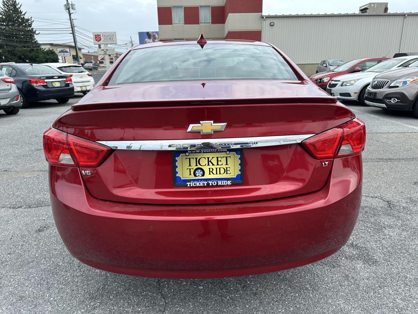 2015 RED Chevrolet Impala 2LT (2G1125S35F9) with an 3.6L V6 DOHC 24V engine, 6-Speed Automatic transmission, located at 1254 Manheim Pike, Lancaster, PA, 17601, (717) 393-9133, 40.062870, -76.323273 - Photo#6