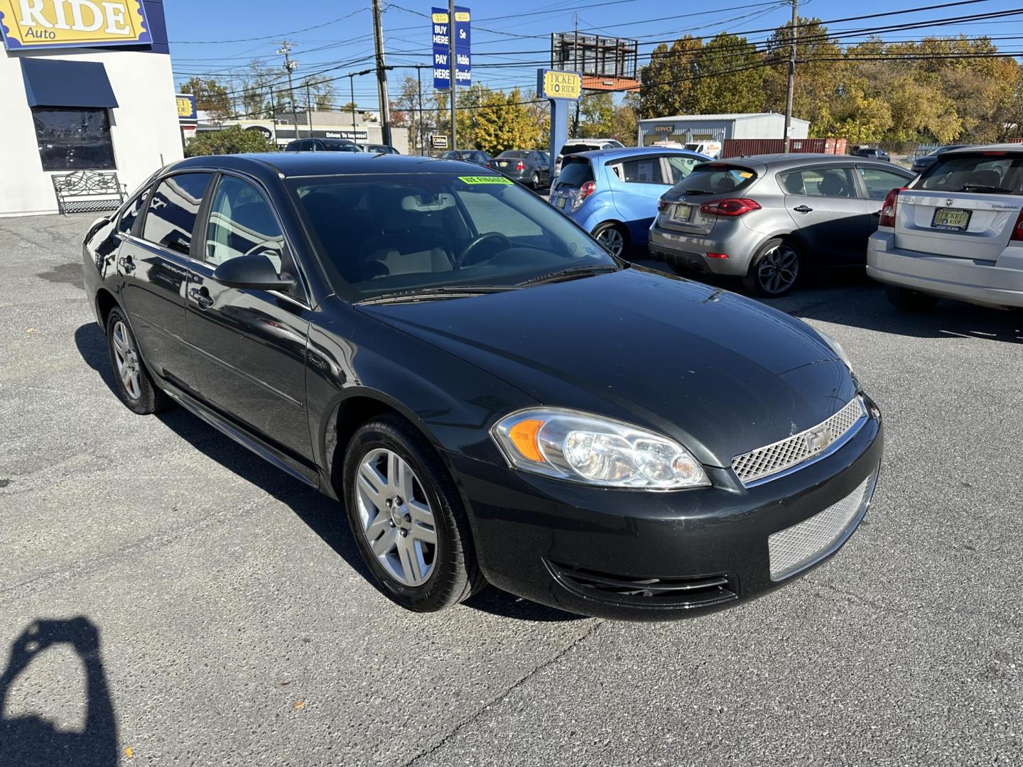 2013 GRAY Chevrolet Impala LT (Fleet) (2G1WG5E30D1) with an 3.6L V6 DOHC 16V FFV engine, 6-Speed Automatic transmission, located at 1254 Manheim Pike, Lancaster, PA, 17601, (717) 393-9133, 40.062870, -76.323273 - Photo#2