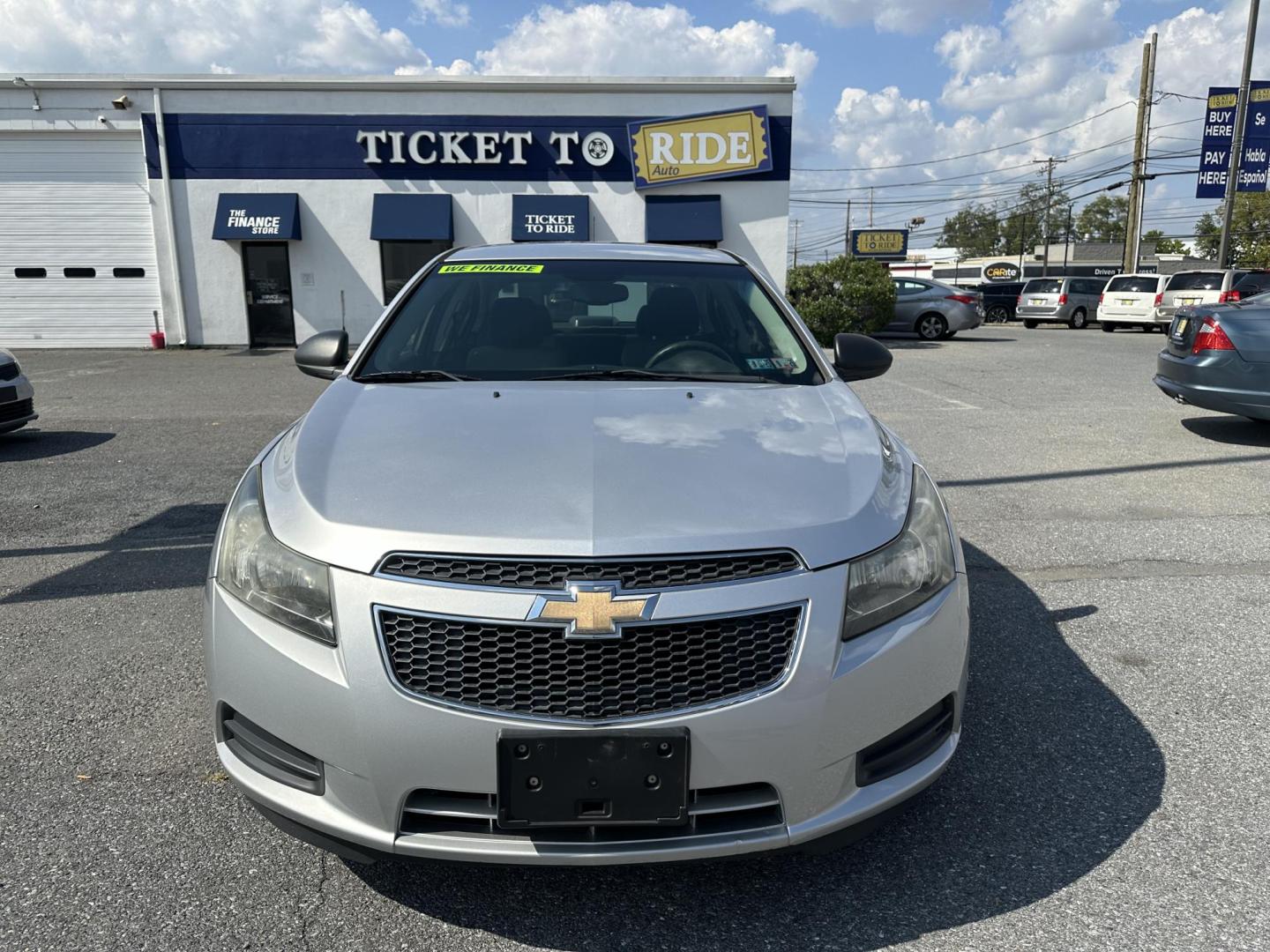 2012 SILVER Chevrolet Cruze 2LS (1G1PC5SH2C7) with an 1.8L L4 DOHC 16V FFV engine, 6-Speed Automatic transmission, located at 1254 Manheim Pike, Lancaster, PA, 17601, (717) 393-9133, 40.062870, -76.323273 - Photo#0