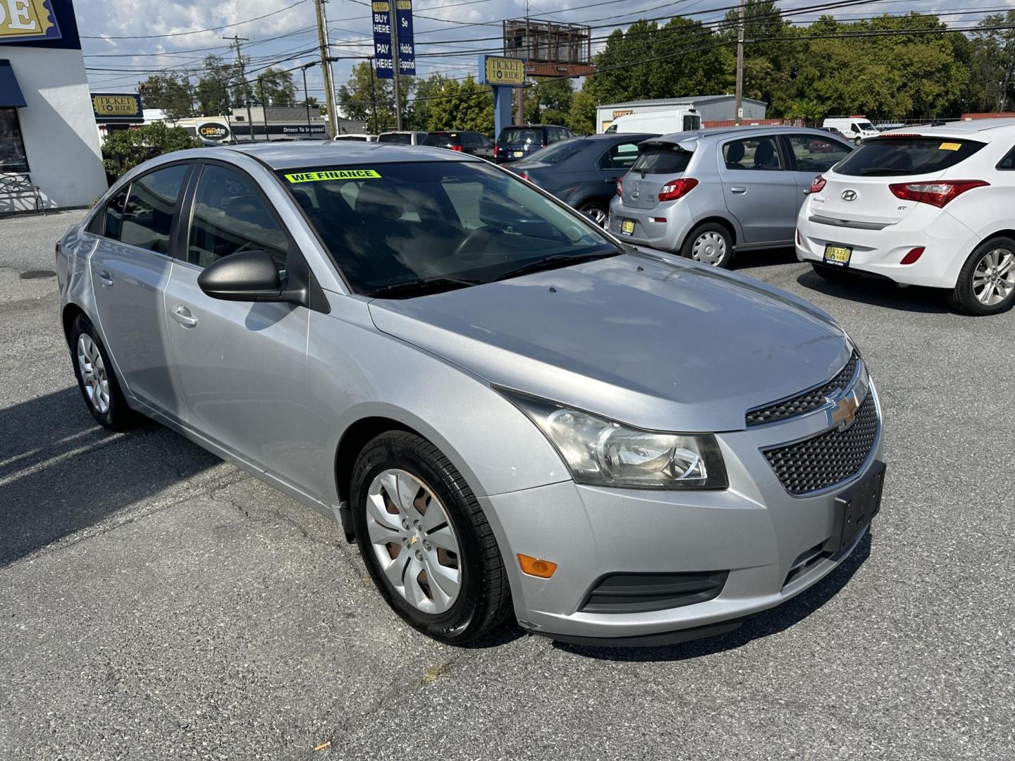 2012 SILVER Chevrolet Cruze 2LS (1G1PC5SH2C7) with an 1.8L L4 DOHC 16V FFV engine, 6-Speed Automatic transmission, located at 1254 Manheim Pike, Lancaster, PA, 17601, (717) 393-9133, 40.062870, -76.323273 - Photo#1