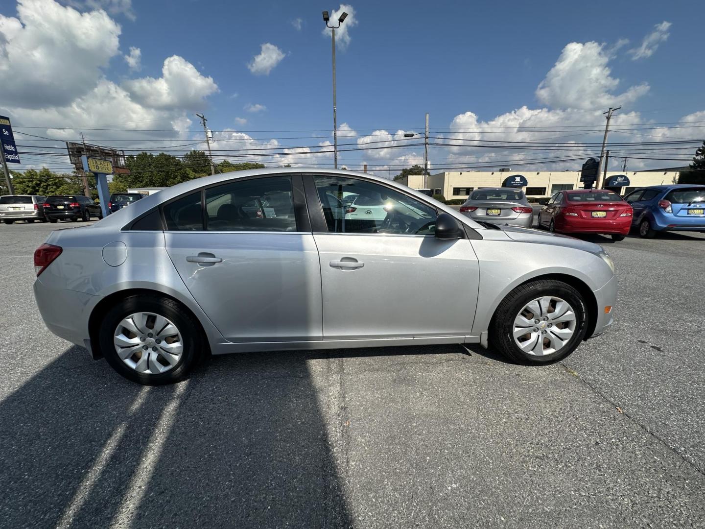 2012 SILVER Chevrolet Cruze 2LS (1G1PC5SH2C7) with an 1.8L L4 DOHC 16V FFV engine, 6-Speed Automatic transmission, located at 1254 Manheim Pike, Lancaster, PA, 17601, (717) 393-9133, 40.062870, -76.323273 - Photo#3