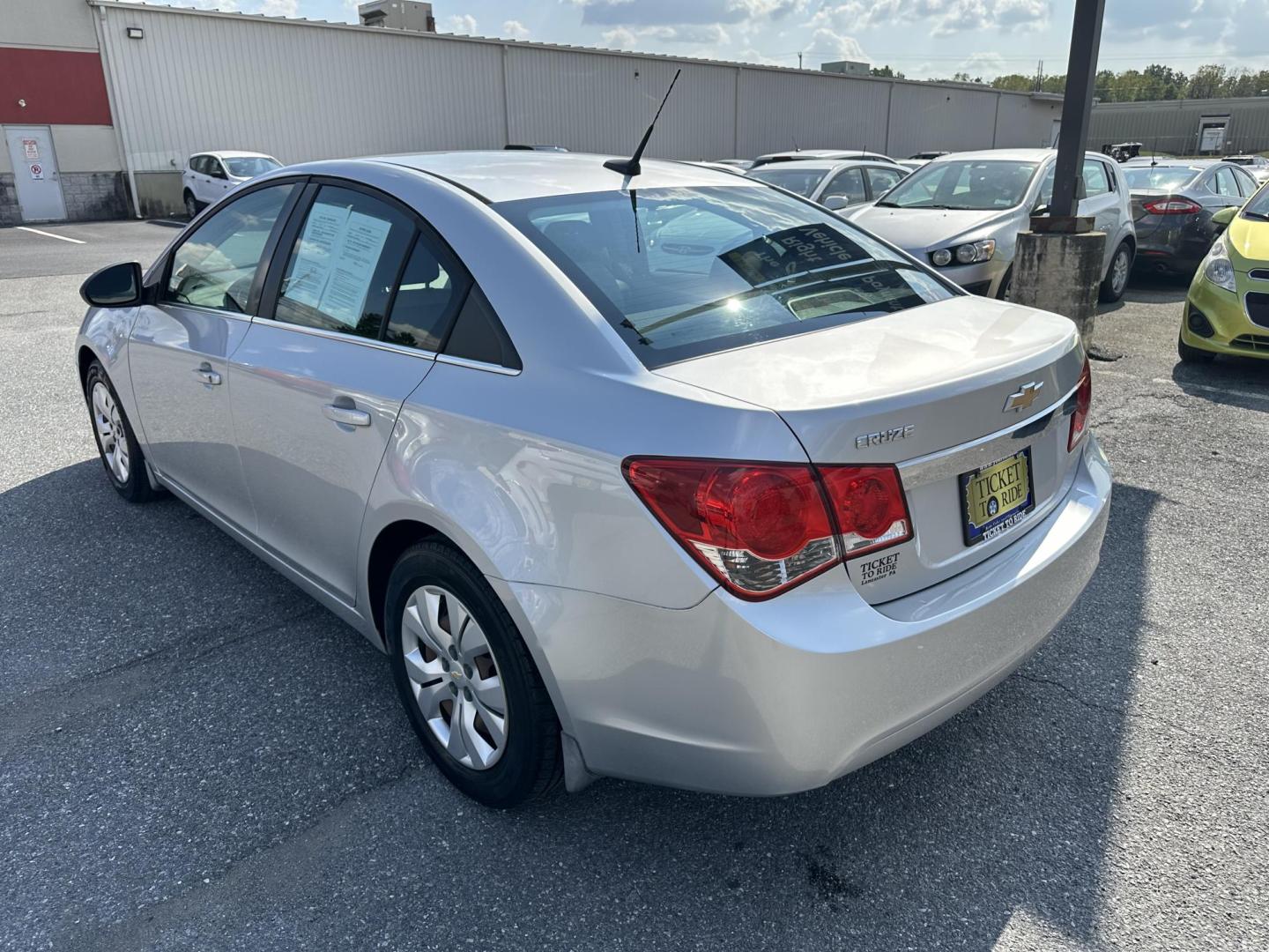 2012 SILVER Chevrolet Cruze 2LS (1G1PC5SH2C7) with an 1.8L L4 DOHC 16V FFV engine, 6-Speed Automatic transmission, located at 1254 Manheim Pike, Lancaster, PA, 17601, (717) 393-9133, 40.062870, -76.323273 - Photo#6