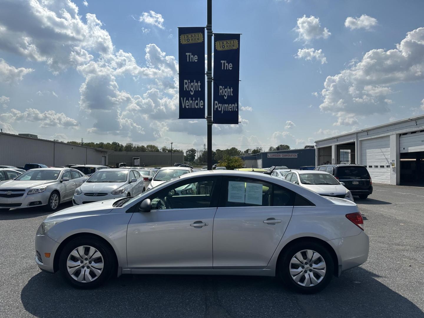 2012 SILVER Chevrolet Cruze 2LS (1G1PC5SH2C7) with an 1.8L L4 DOHC 16V FFV engine, 6-Speed Automatic transmission, located at 1254 Manheim Pike, Lancaster, PA, 17601, (717) 393-9133, 40.062870, -76.323273 - Photo#7